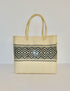 Rosita Blue - Azteca Beige-Black Medium Tote