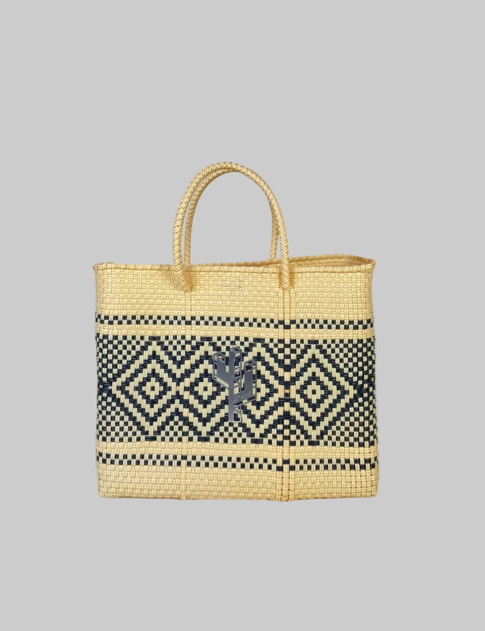 Rosita Blue - Azteca Beige-Black Small Tote