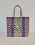 Rosita Blue - Cancun Beige-Rosa-Lila Medium Tote