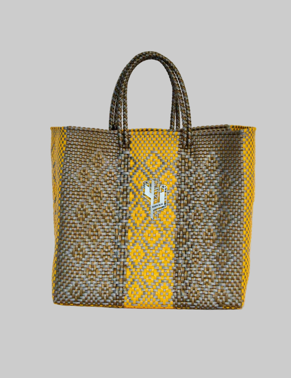 Rosita Blue - Chiapas Silver-Yellow Medium Tote