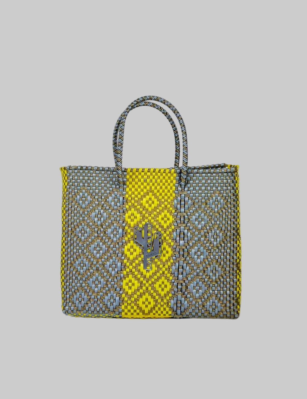 Rosita Blue - Chiapas Silver-Yellow Small Tote