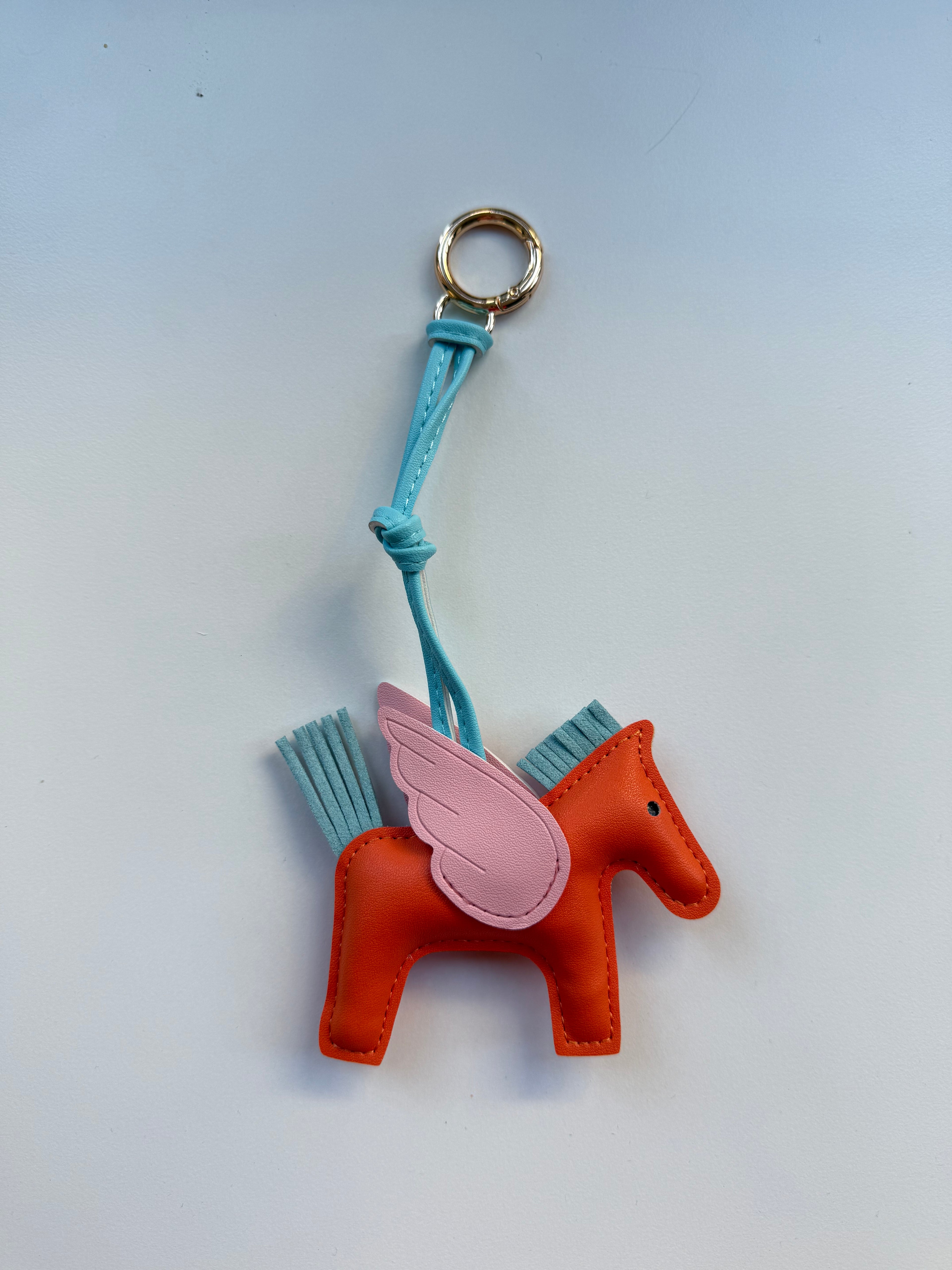 Charm/Schlüsselanhänger Pferdchen- orange