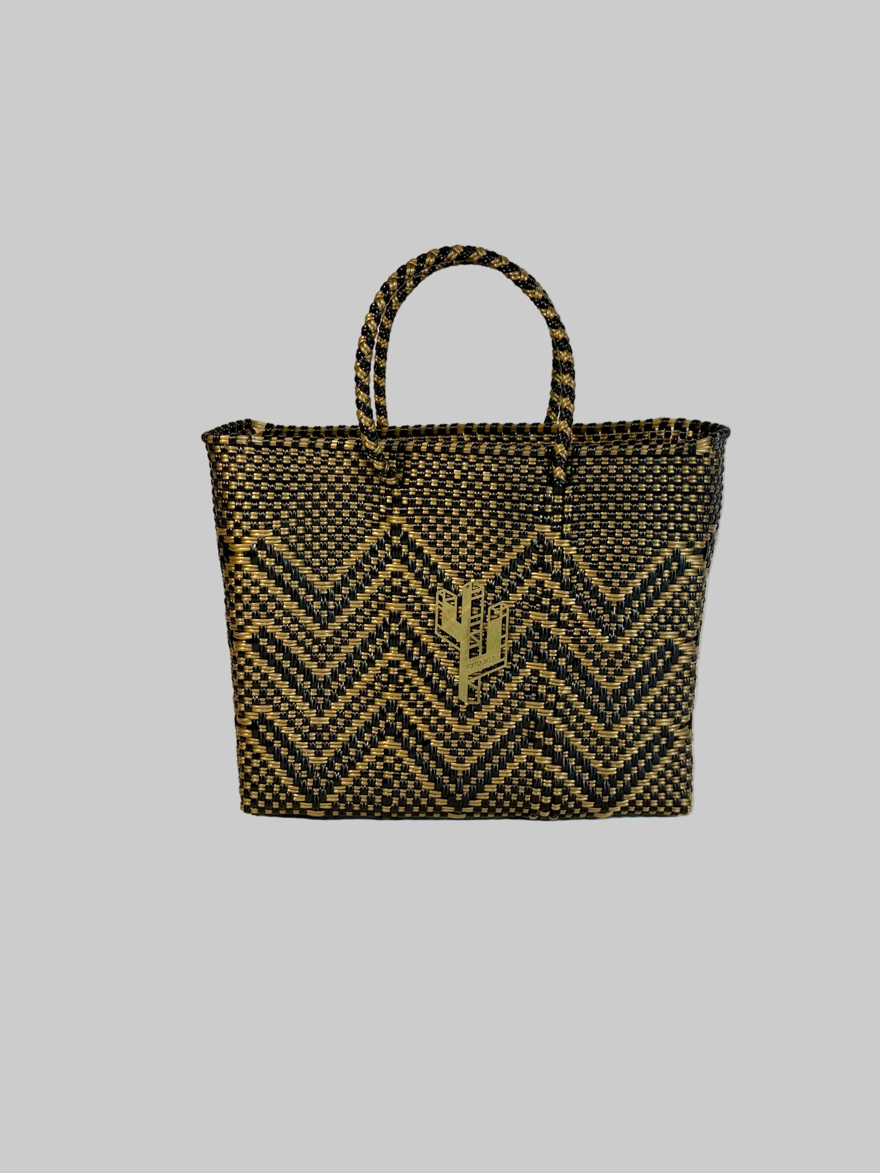 Veracruz Bronze-Gold-Black Small Tote
