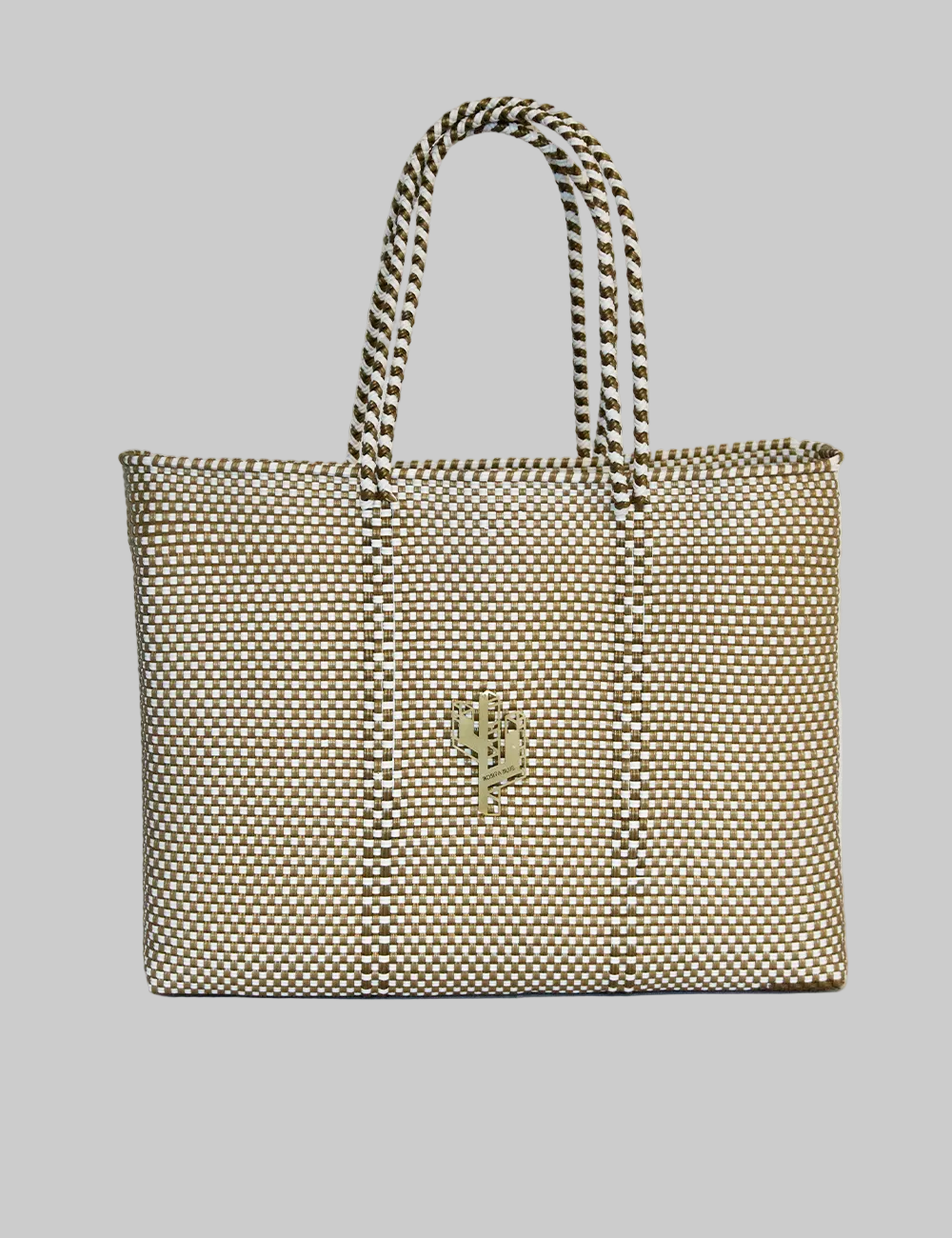 Rosita Blue - Jalisco Gold-White Large Tote