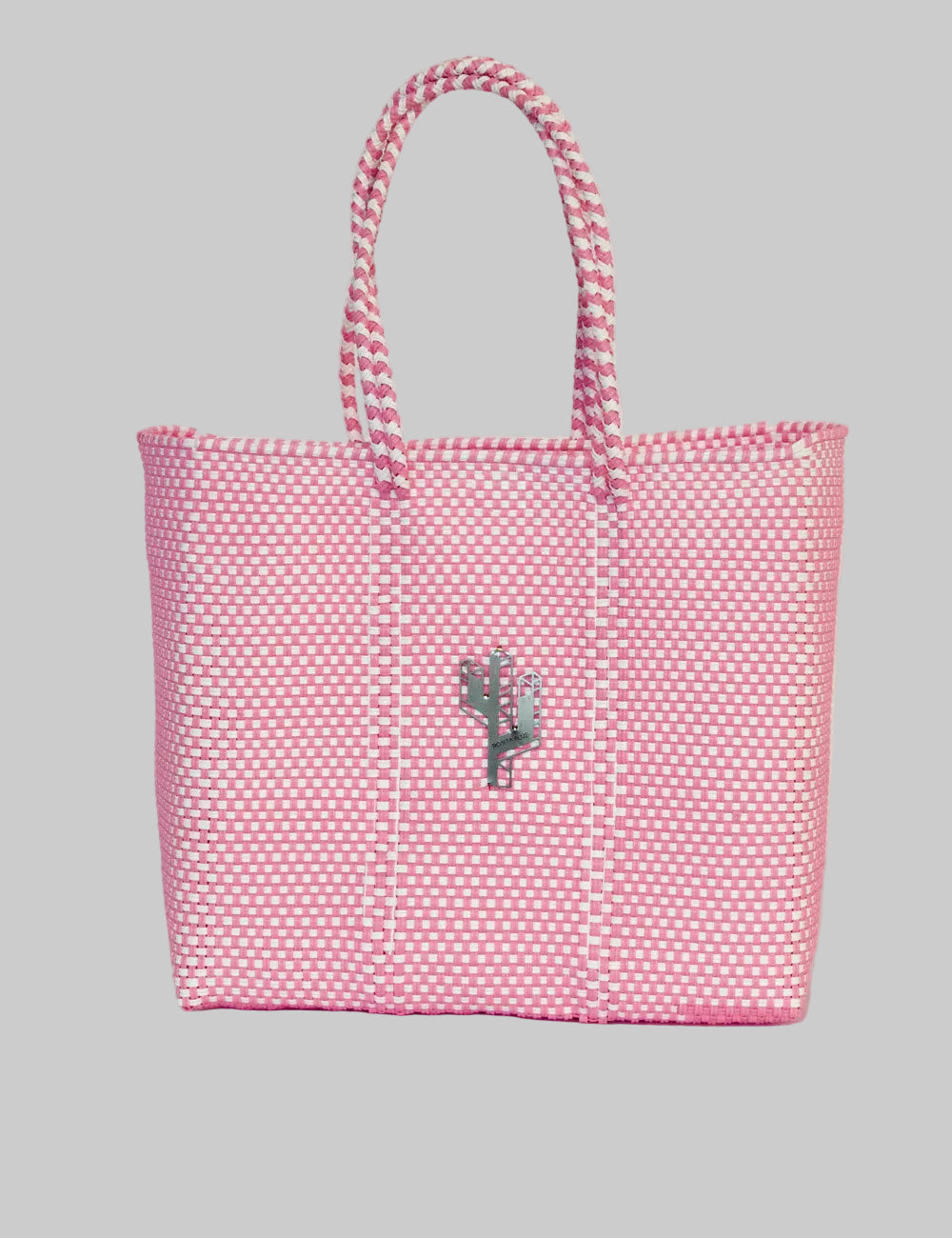 Rosita Blue - Jalisco Pink-White Medium Tote