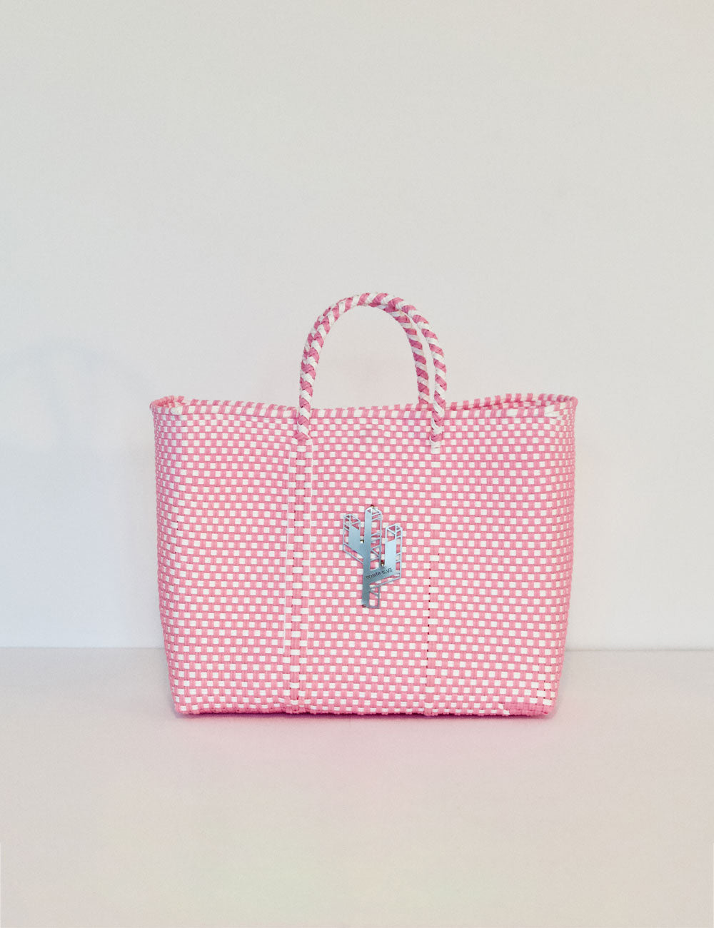 Jalisco Pink-White Small Tote – Rosita Blue