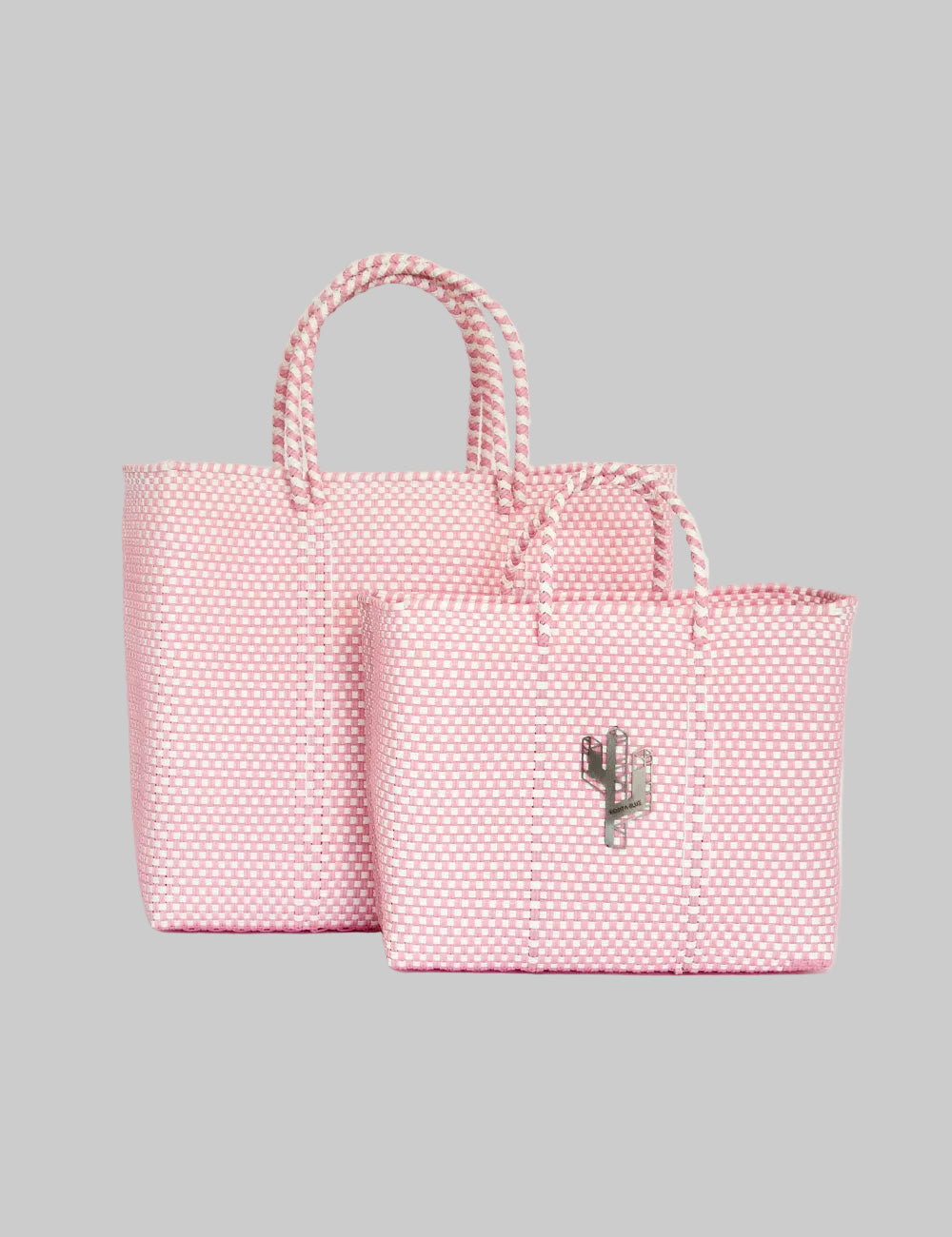 Rosita Blue - Jalisco Pink-White Tote