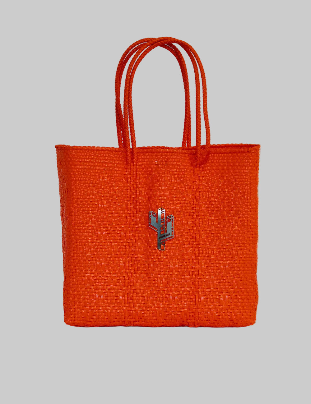 Rosita Blue - La Paz Orange Medium Tote