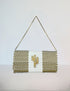 Rosita Blue - Lily Clutch Gold White