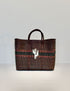 Rosita Blue - Puebla Burgundy-Black Small Tote
