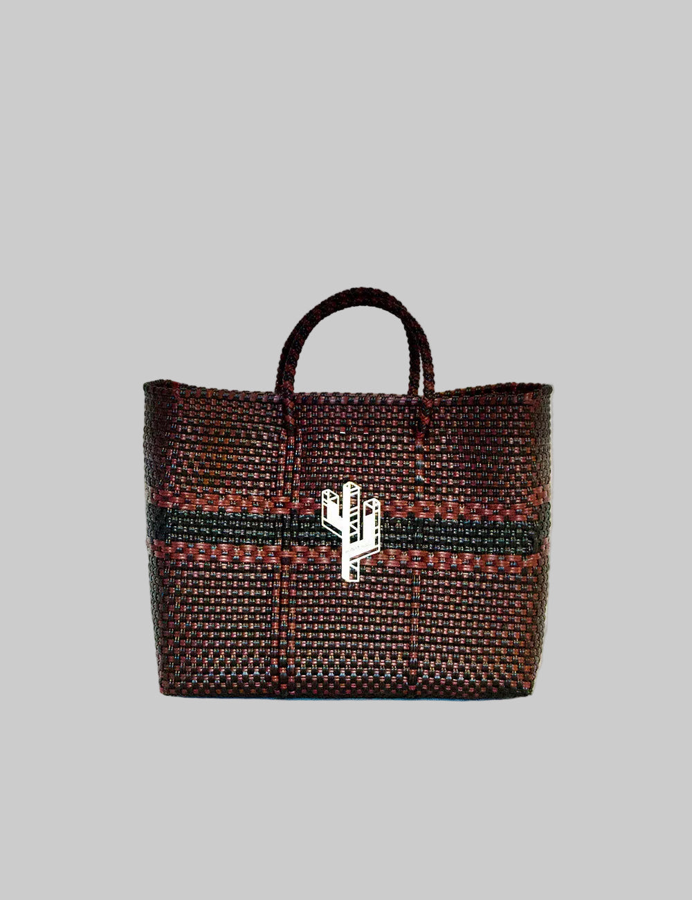 Rosita Blue - Puebla Burgundy-Black Small Tote