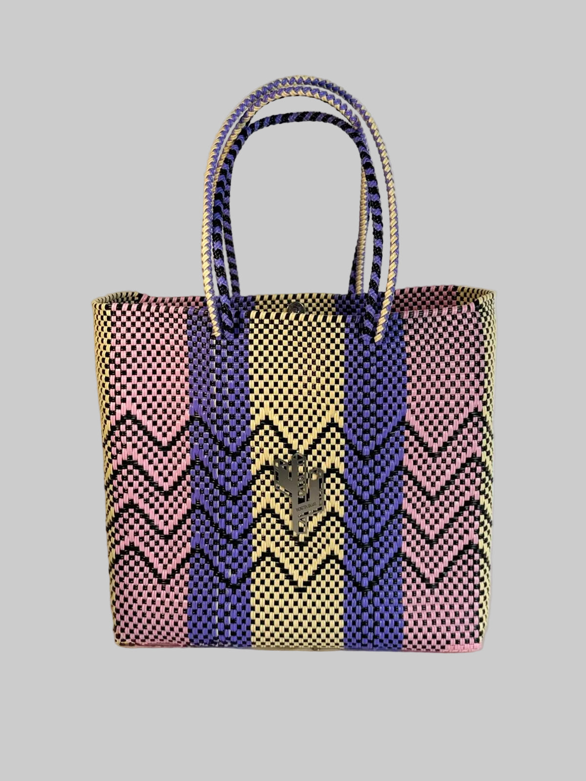Cancun Beige-Rosa-Lila Medium Tote