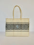 Rosita Blue - Azteca Beige-Black Large Tote