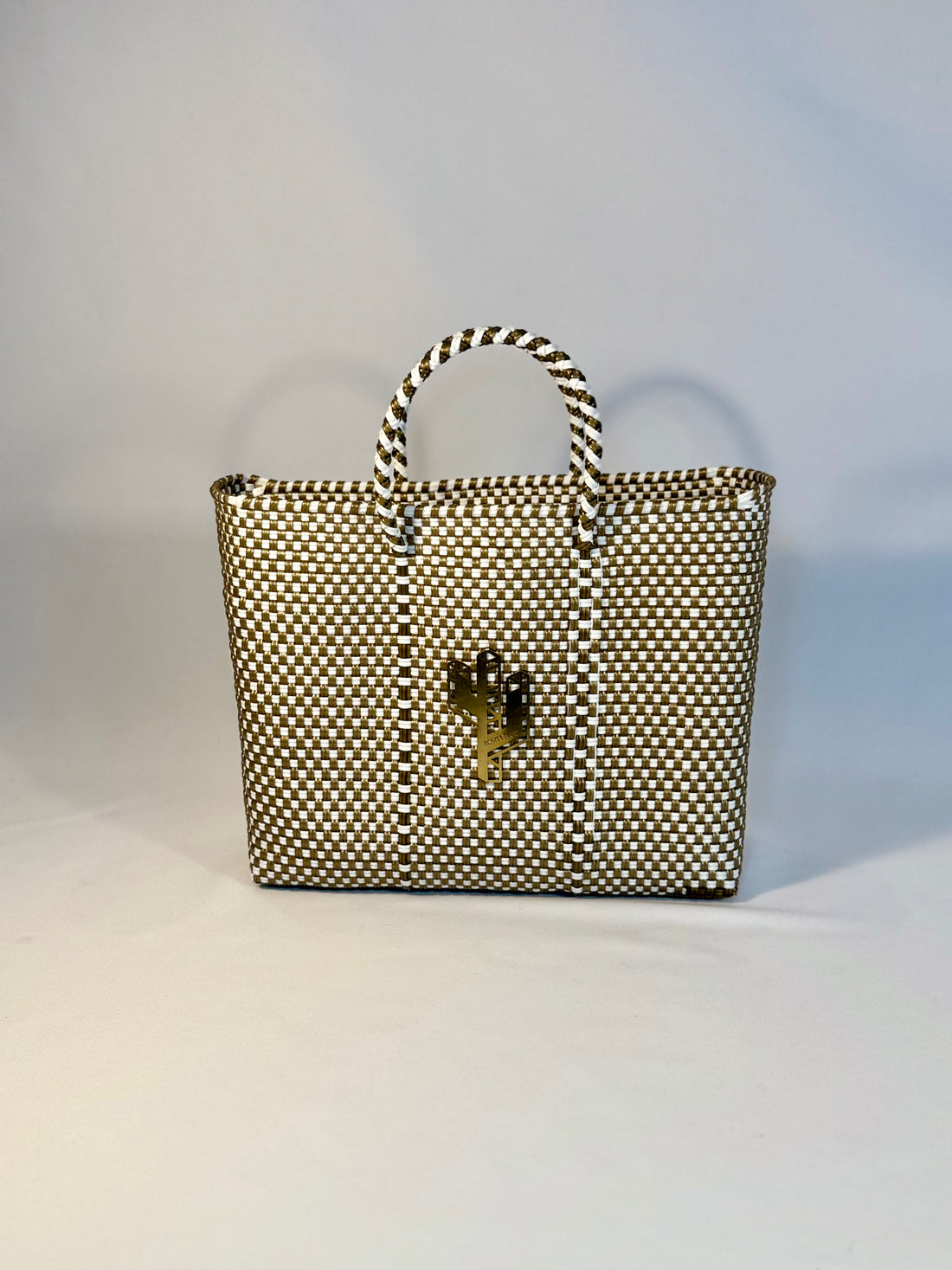 Jalisco Gold-White Small Tote