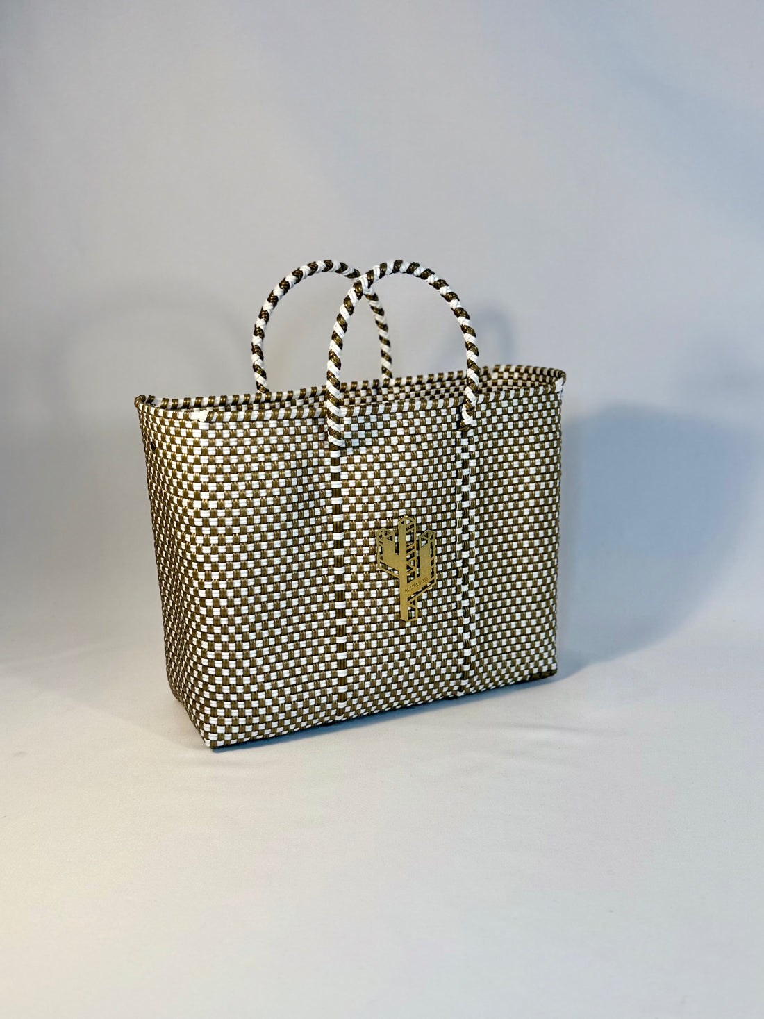 Jalisco Gold-White Small Tote