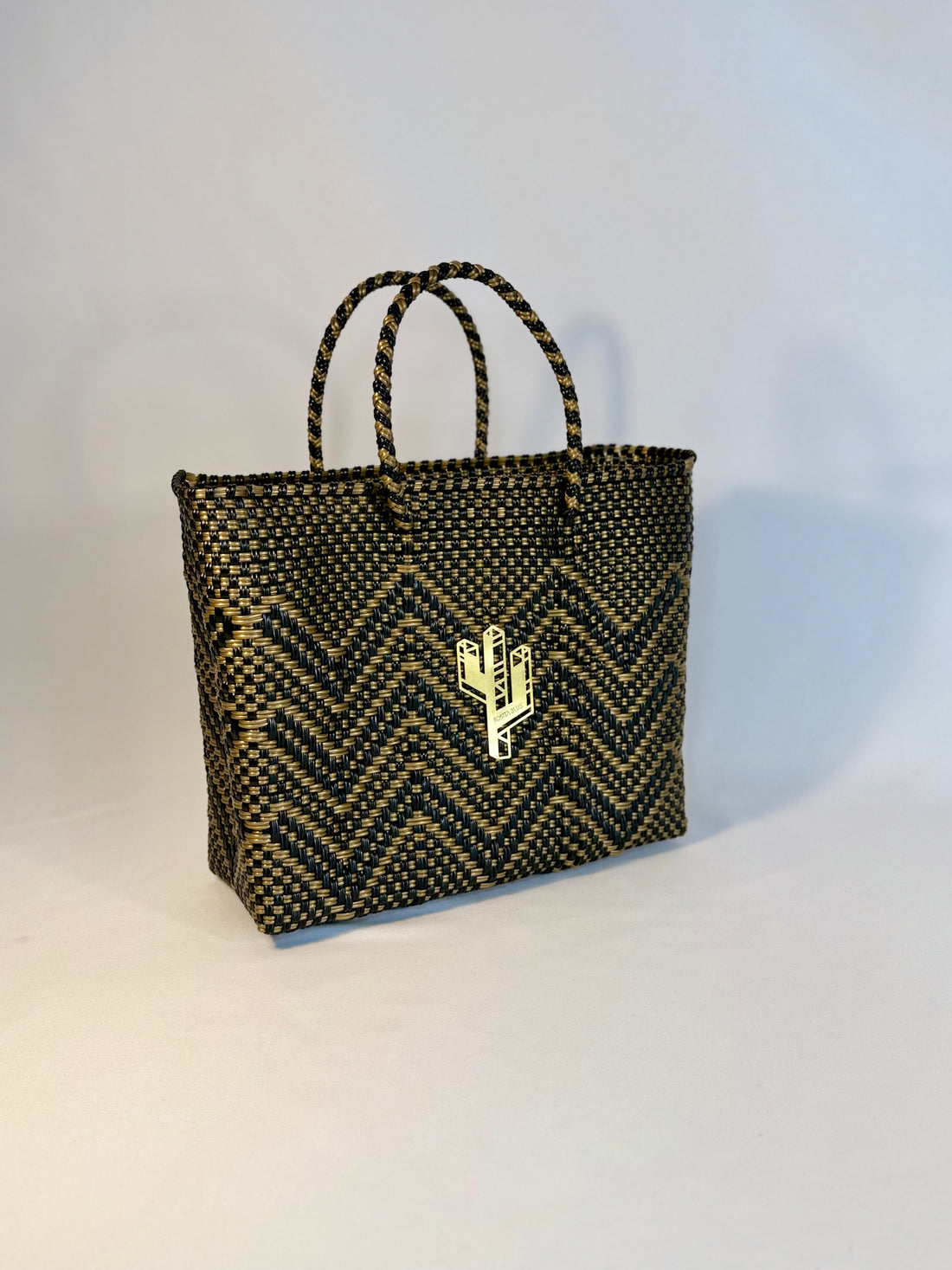 Veracruz Bronze-Gold-Black Small Tote