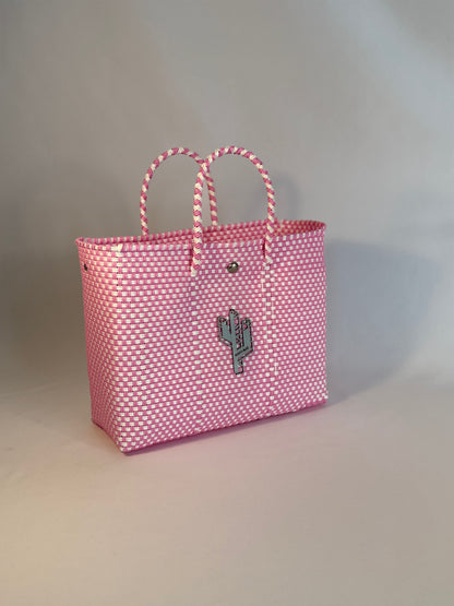 Jalisco Pink-White Small Tote