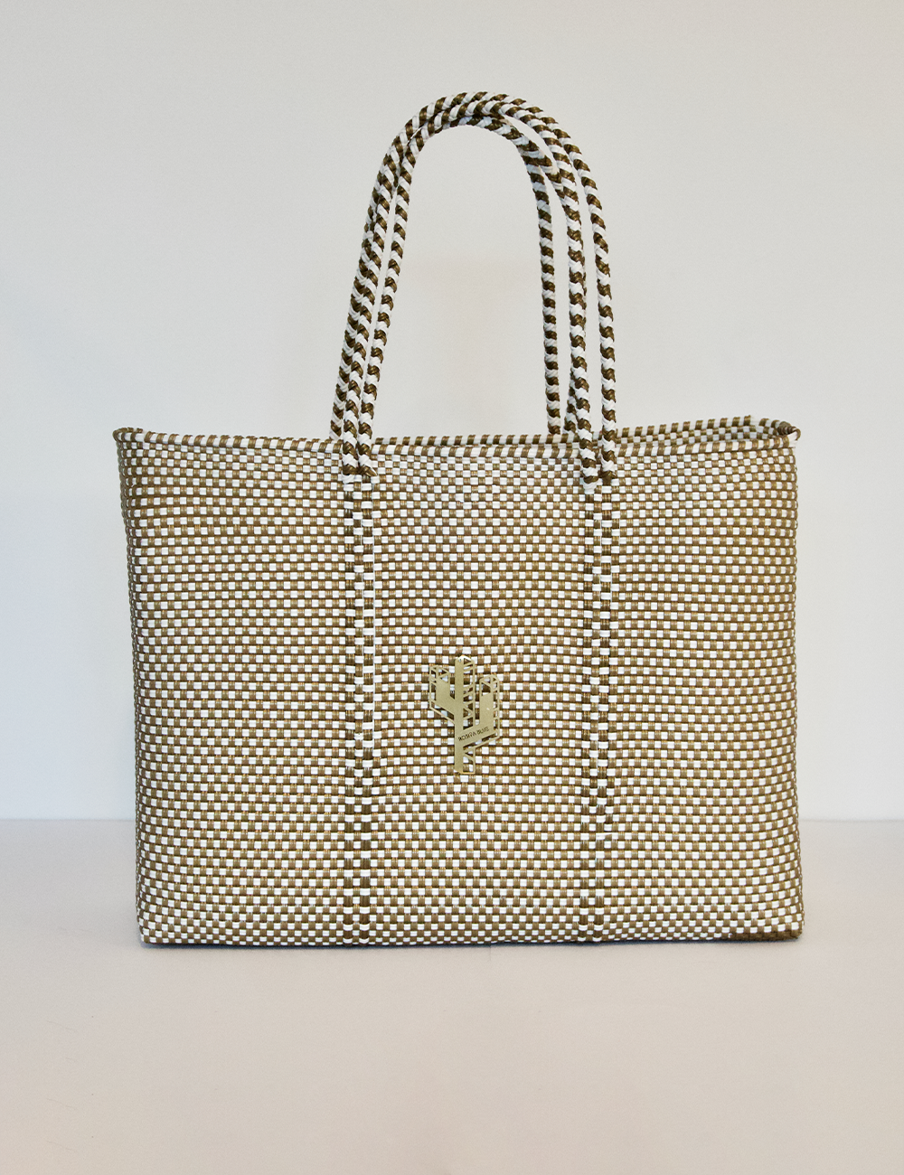 Jalisco Gold-White Large Tote