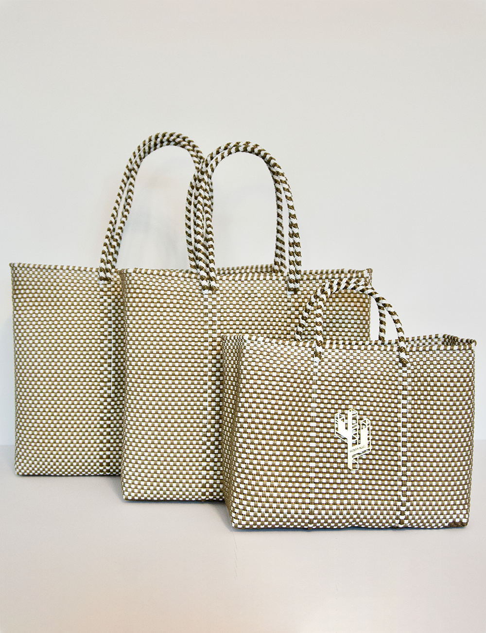 Jalisco Gold-White Medium Tote