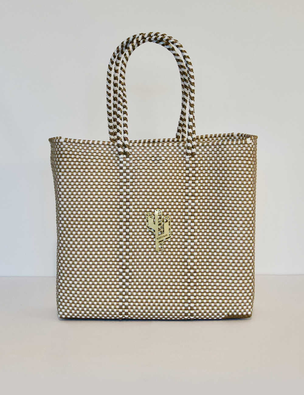 Rosita Blue - Jalisco Gold-White Medium Tote