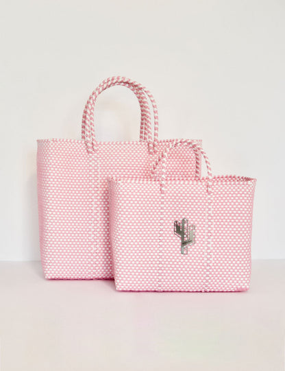 Rosita Blue - Jalisco Pink-White Tote