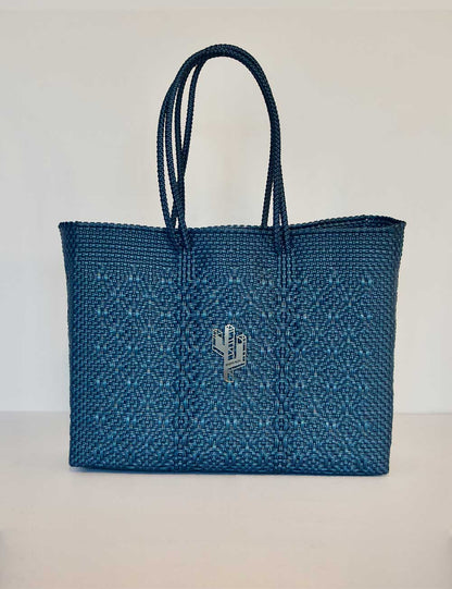 Rosita Blue - La Paz Denim Large Tote