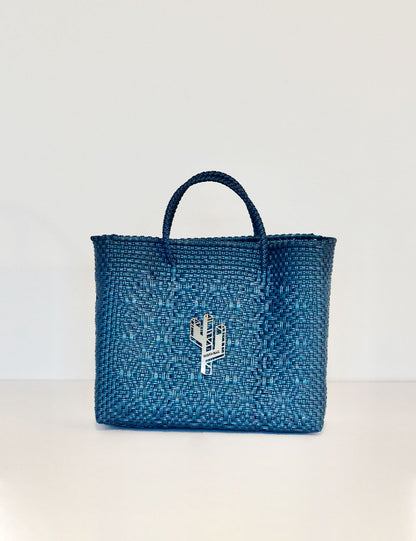 Rosita Blue - La Paz Denim Small Tote
