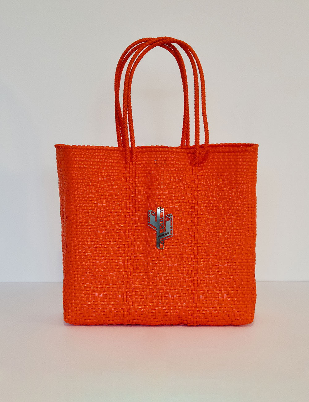 Rosita Blue - La Paz Orange Medium Tote