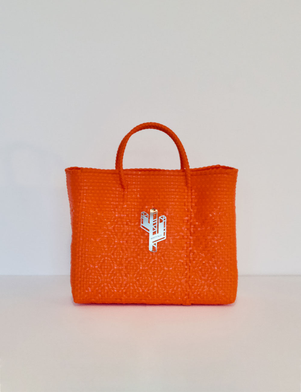 Rosita Blue - La Paz Orange Small Tote