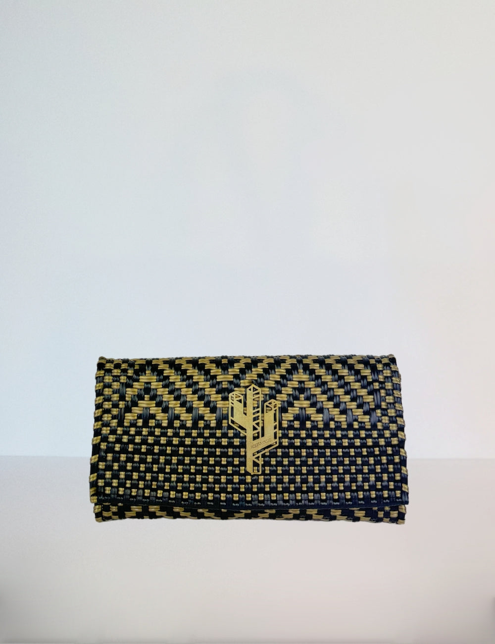 Rosita Bleue - Lily Clutch Gold Black
