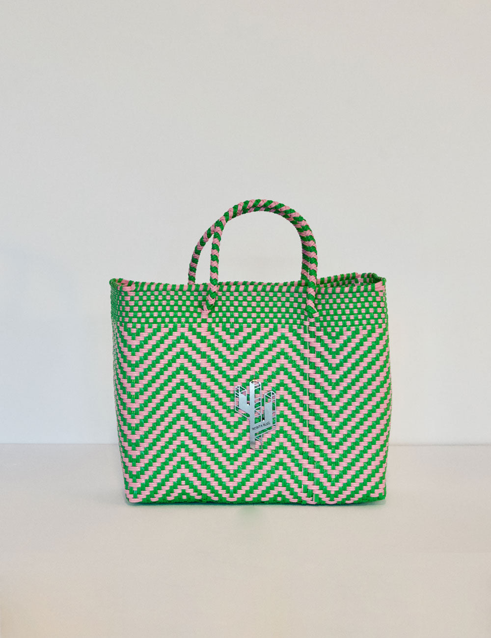 Rosita Blue - Mapimi Green-Pink Small Tote 