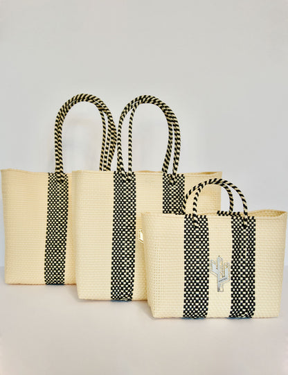 Rosita Blue - Colima Beige-Black Tote
