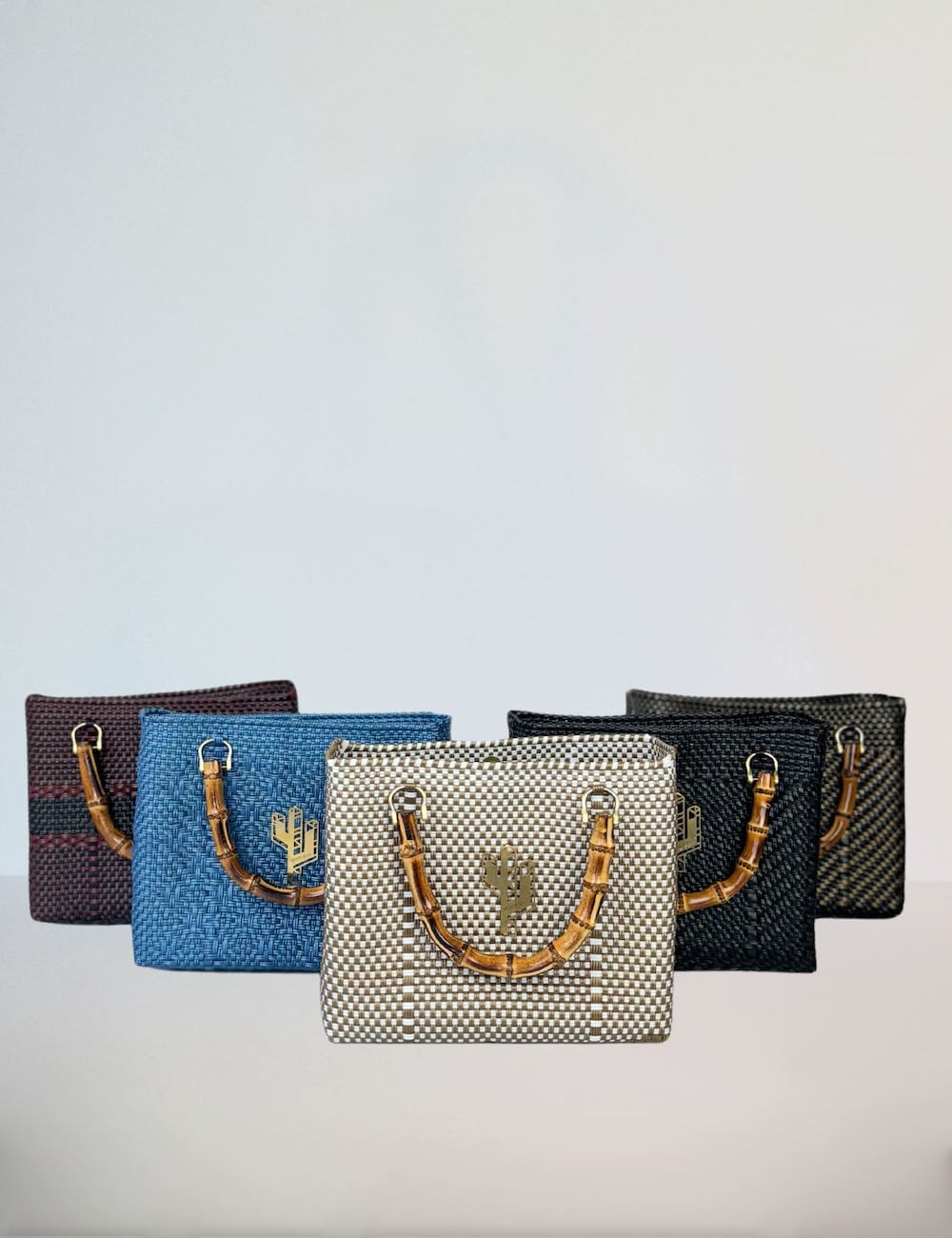 Rosita Blue - Stella Bamboo Small Tote