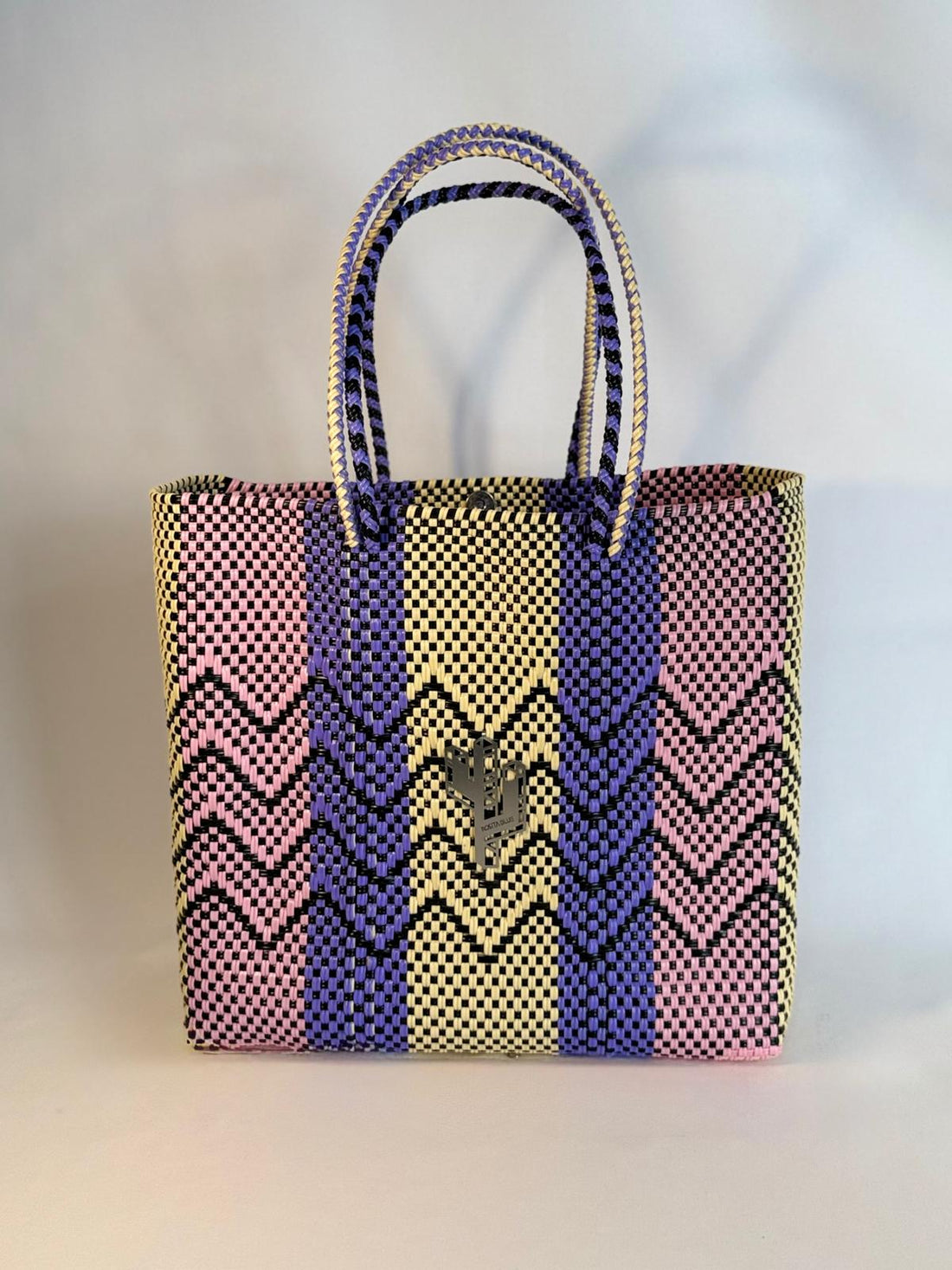 Cancun Beige-Rosa-Lila Medium Tote