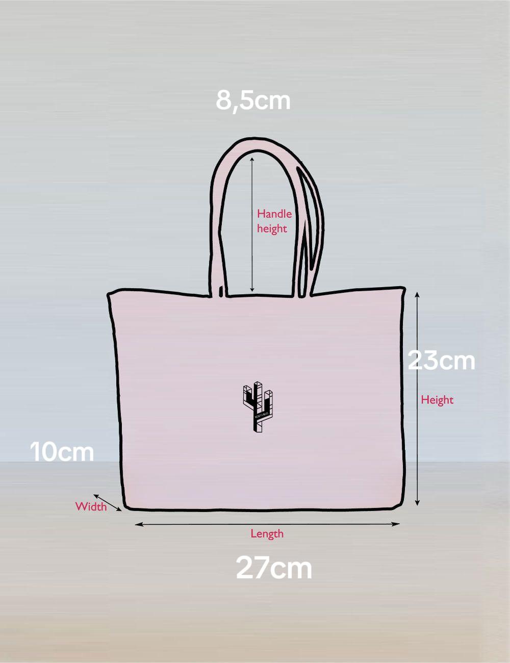 Puebla Burgundy-Black Small Tote