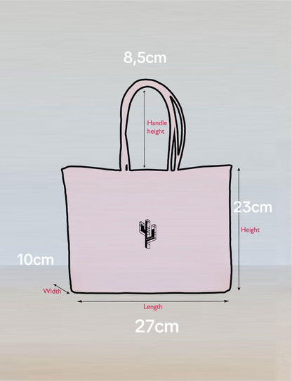 Puebla Burgundy-Black Small Tote